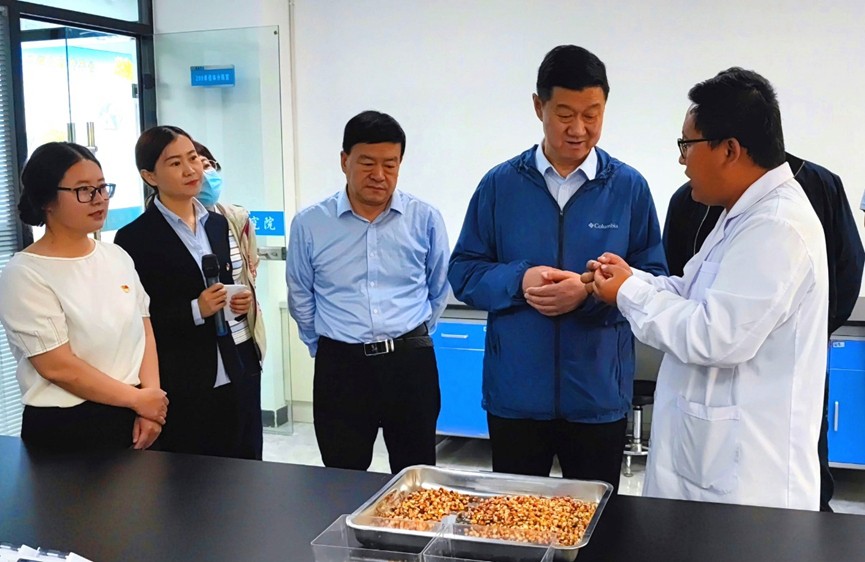 甘肅省地方金融監(jiān)管局、甘肅證監(jiān)局領(lǐng)導(dǎo)蒞臨敦煌種業(yè)調(diào)研指導(dǎo)